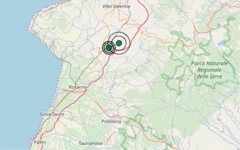 Terremoto oggi Calabria 15 marzo 2019, scossa M 3.3 in provincia di Vibo Valentia – Dati Ingv