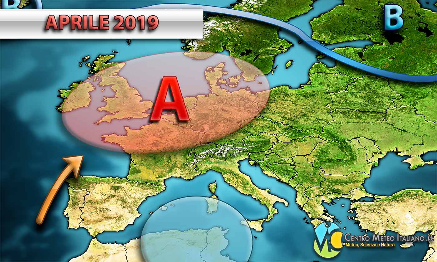 Tendenza meteo per aprile 2019