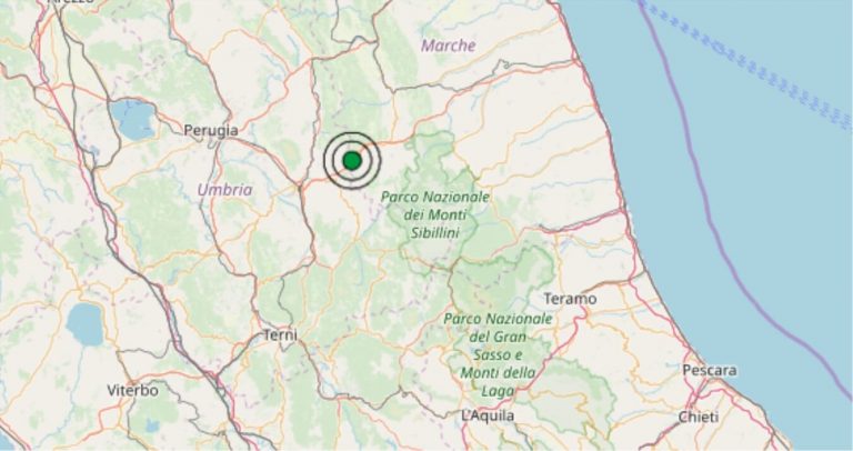 Terremoto oggi Marche, lunedì 25 marzo 2019: scossa M 2.7 provincia di Macerata – Dati Ingv