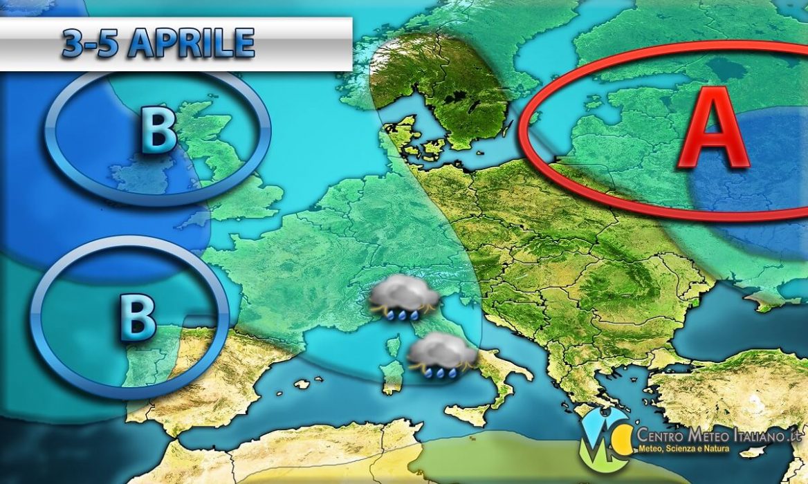 Tempo previsto in Italia per i prossimi giorni della settimana in corso.