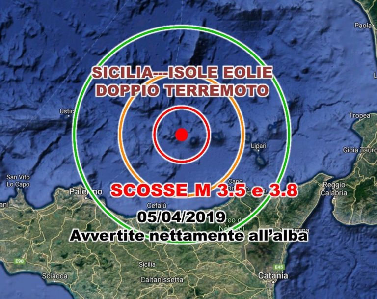 Doppio terremoto alle isole Eolie poco fa: la terra trema intensamente. Dati ufficiali Doppio terremoto alle isole Eolie poco fa: la terra trema intensamente. Dati ufficiali