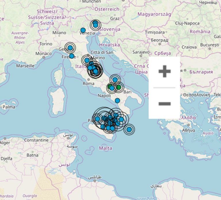 Serie di terremoti avvertiti al sud Italia. La terra trema in diverse regioni del meridione