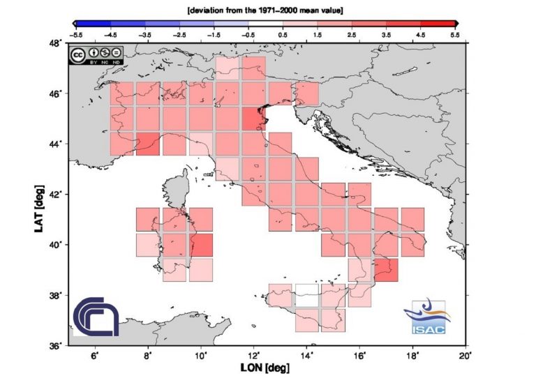 CLIMA MARZO 2019: temperature sopra la media in ITALIA, ecco di quanto