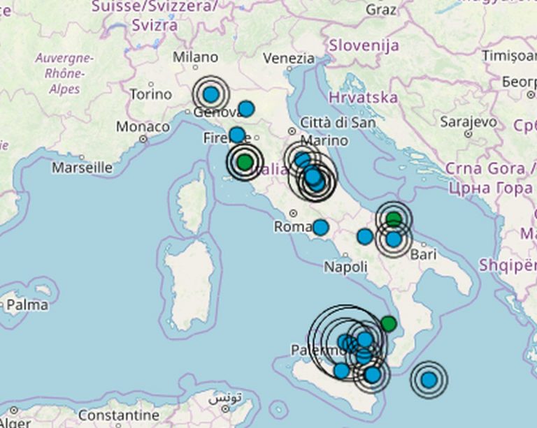 Terremoto, nella notte tremano regioni del centro e del sud Italia. Ecco i dati ufficiali Ingv