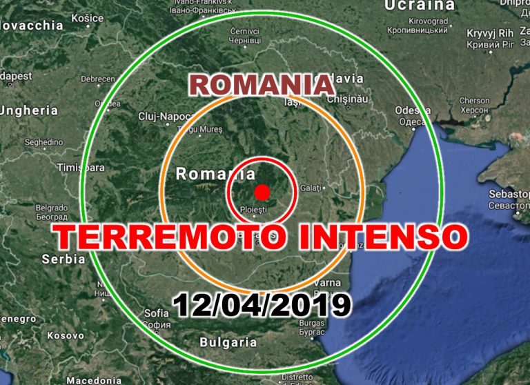 Intenso terremoto colpisce la Romania. Dati ufficiali del forte tremore