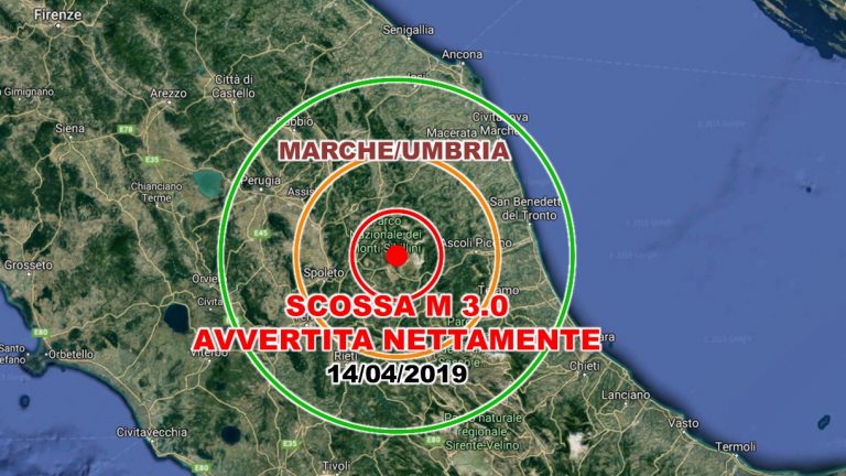 Scossa di terremoto avvertita nettamente al centro Italia. Dati ufficiali Scossa di terremoto avvertita nettamente al centro Italia. Dati ufficiali