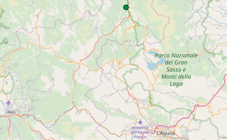 Terremoto oggi Lazio 19 aprile 2019, scossa M 2.2 provincia di Rieti – Dati Ingv