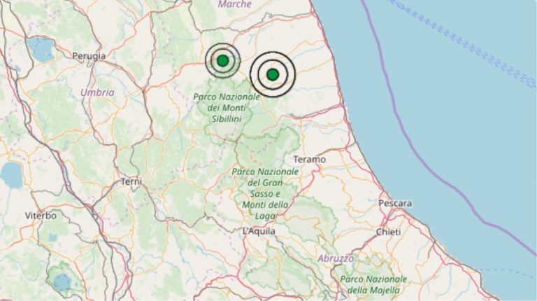 Terremoto oggi Marche 20 aprile 2019, scossa M 3.1 in provincia di Fermo | Dati Ingv