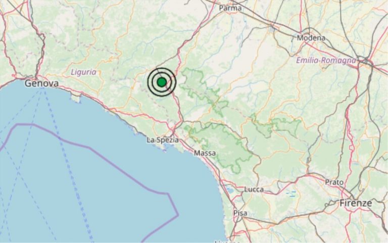 Terremoto oggi Toscana, 22 aprile 2019: scossa M 2.6 provincia di Massa – Dati Ingv Terremoto oggi Toscana, 22 aprile 2019: scossa M 2.6 provincia di Massa – Dati Ingv