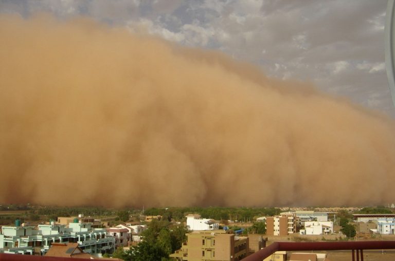 La colossale tempesta di sabbia sta inghiottendo tutto, si temono danni e feriti. Video/diretta
