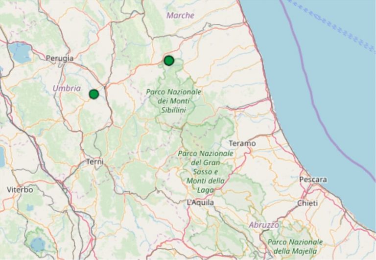 Terremoto oggi Marche 1 maggio 2019, scossa M 2.1 provincia di Macerata – Dati Ingv