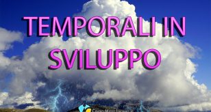 Possibilità di temporali pomeridiani specie sulle Alpi e zone interne del Centro-Sud