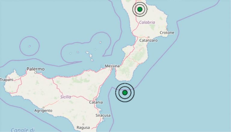 Terremoto oggi Calabria 7 maggio 2019, scossa M 2.8 provincia di Cosenza – Dati Ingv