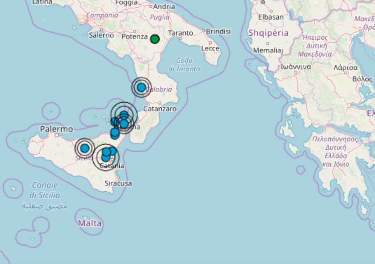 Forte scossa di terremoto colpisce il Mediterraneo. I dati ...