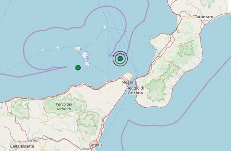 Terremoto oggi Sicilia 19 maggio 2019: scossa M 2.2 in provincia di Messina | Dati INGV