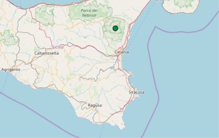 Terremoto oggi Sicilia 23 maggio 2019, scossa M 2.0 in provincia Catania – Dati Ingv