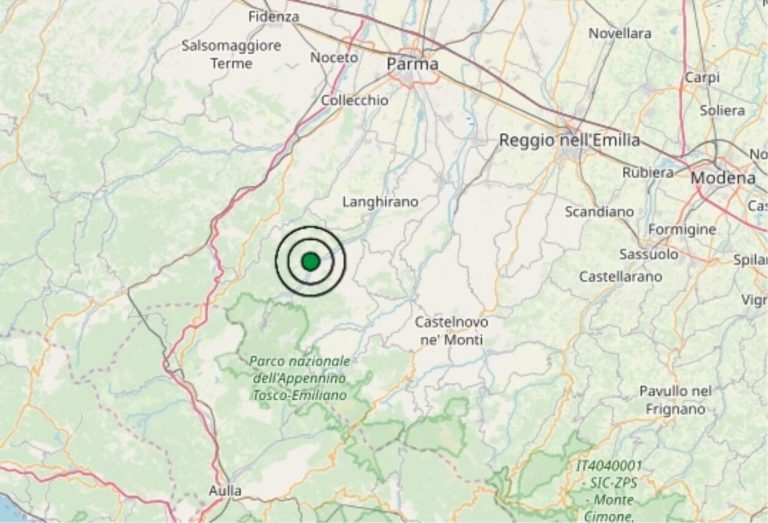 Terremoto oggi Emilia Romagna 25 maggio 2019, scossa M 3.4 avvertita in provincia di Parma – Dati Ingv