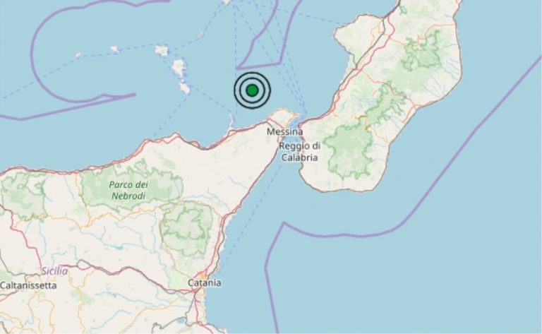 Terremoto oggi in Sicilia, 13 ottobre, scossa di M 2.7 in provincia di Messina: dati INGV