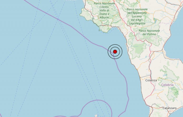 Terremoto oggi Calabria, 30 maggio 2019: scossa M 3.3 in provincia di Cosenza – Dati INGV