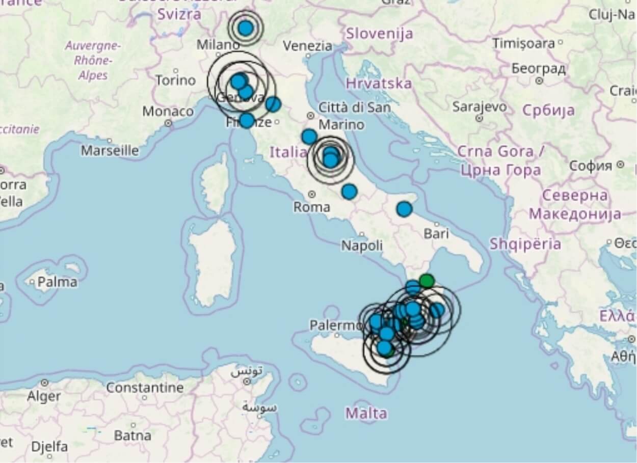 Terremoto Oggi Italia 30 Maggio 2019, Le Ultime Scosse Registrate ...