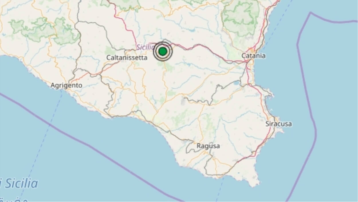 Terremoto oggi Sicilia 3 giugno 2019, scossa M 2.4 in provincia di Enna Dati INGV Centro Terremoto oggi Sicilia 3 giugno 2019, scossa M 2.4 in provincia di Enna Dati INGV Centro