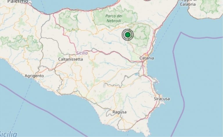 Terremoto oggi Sicilia, 4 giugno 2019: scossa M 2.3 in provincia di Catania – Dati Ingv