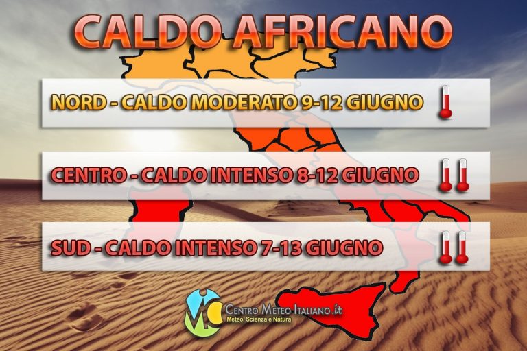 METEO PALERMO: anticiclone africano al sud Italia, sole e clima estivo