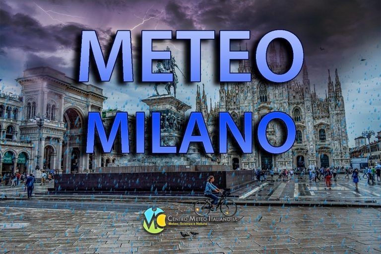 METEO MILANO: acquazzoni pomeridiani ora più probabili, clima sempre molto caldo