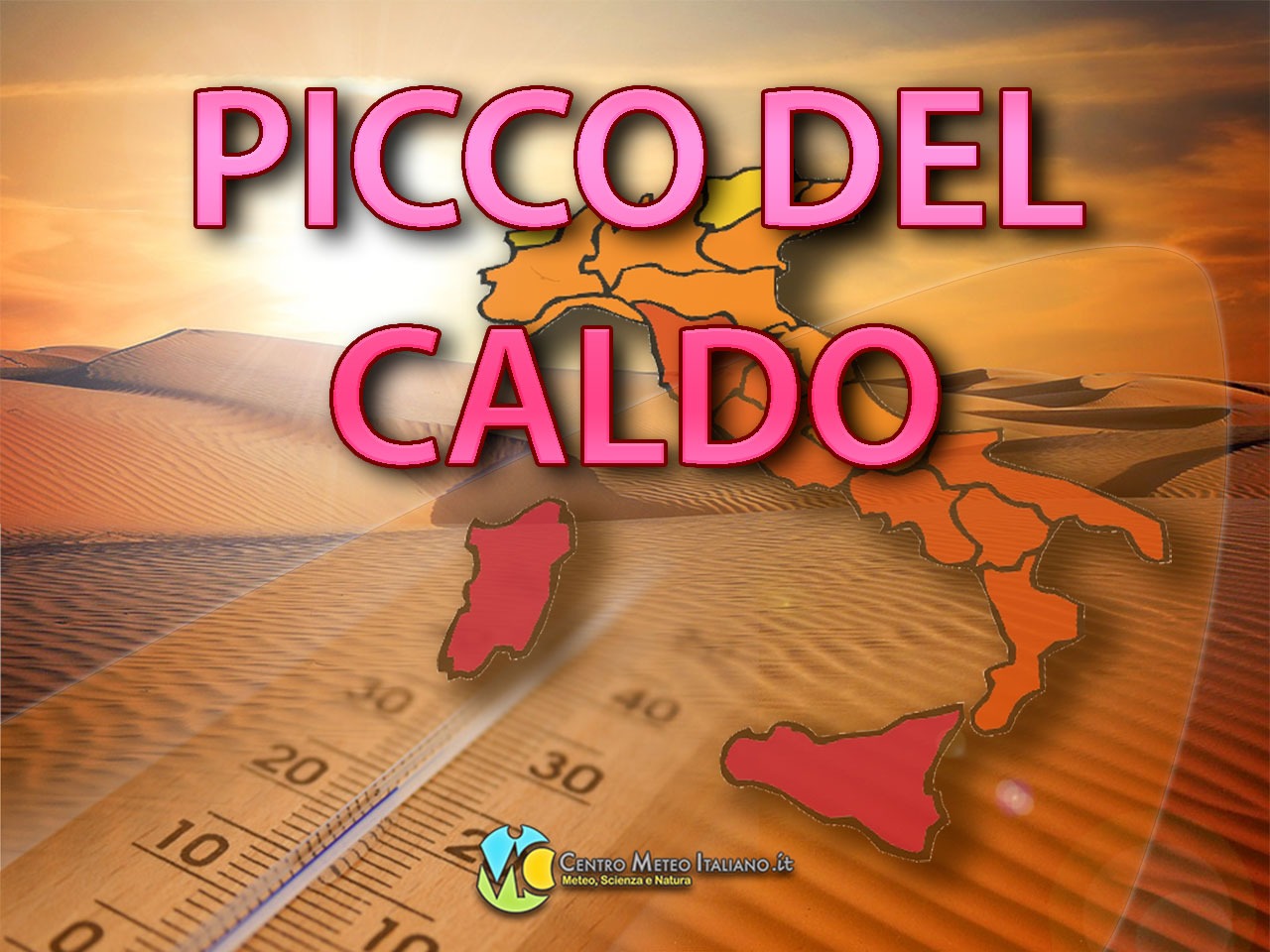 Picco del caldo africano entro il weekend