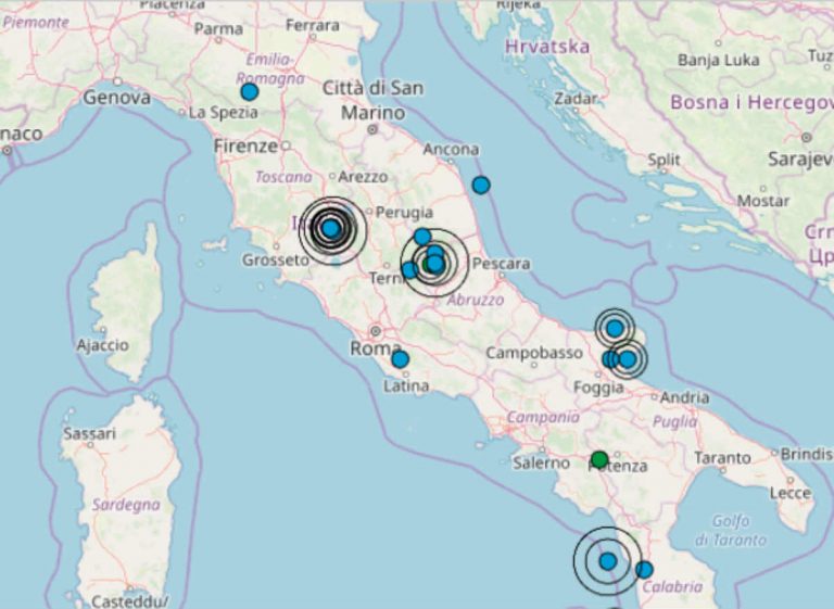 Nella notte scossa avvertita nel Lazio: ecco le zone colpite e i dati emessi dall’INGV