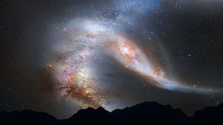 Astronomia, trovato il primo esempio di fusione di galassie