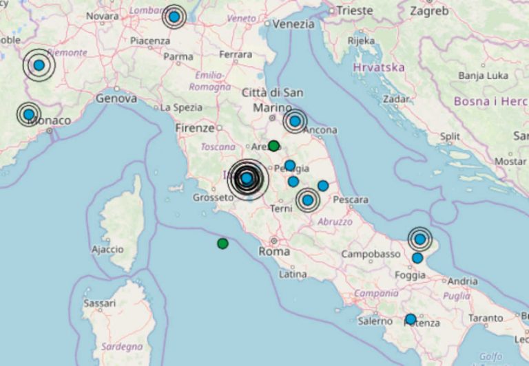 All’alba nuova scossa in Umbria: i dati ufficiali appena emessi dall’INGV All’alba nuova scossa in Umbria: i dati ufficiali appena emessi dall’INGV
