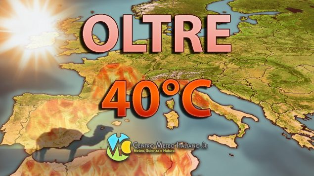 Possibili punte oltre 40 gradi, non esclusi record