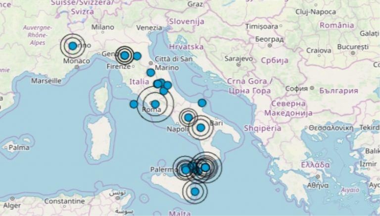 Terremoto oggi Italia 27 giugno 2019, le ultime scosse registrate – Dati Ingv