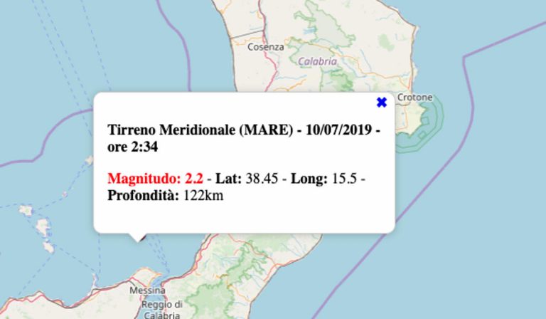 Terremoto oggi, mercoledì 10 luglio 2019: le ultime scosse di terremoto registrate in Italia – Dati INGV Terremoto oggi, mercoledì 10 luglio 2019: le ultime scosse di terremoto registrate in Italia – Dati INGV