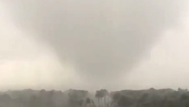 Spaventoso tornado si abbatte su Milano Marittima: alberi volati via e danni ingenti. Video