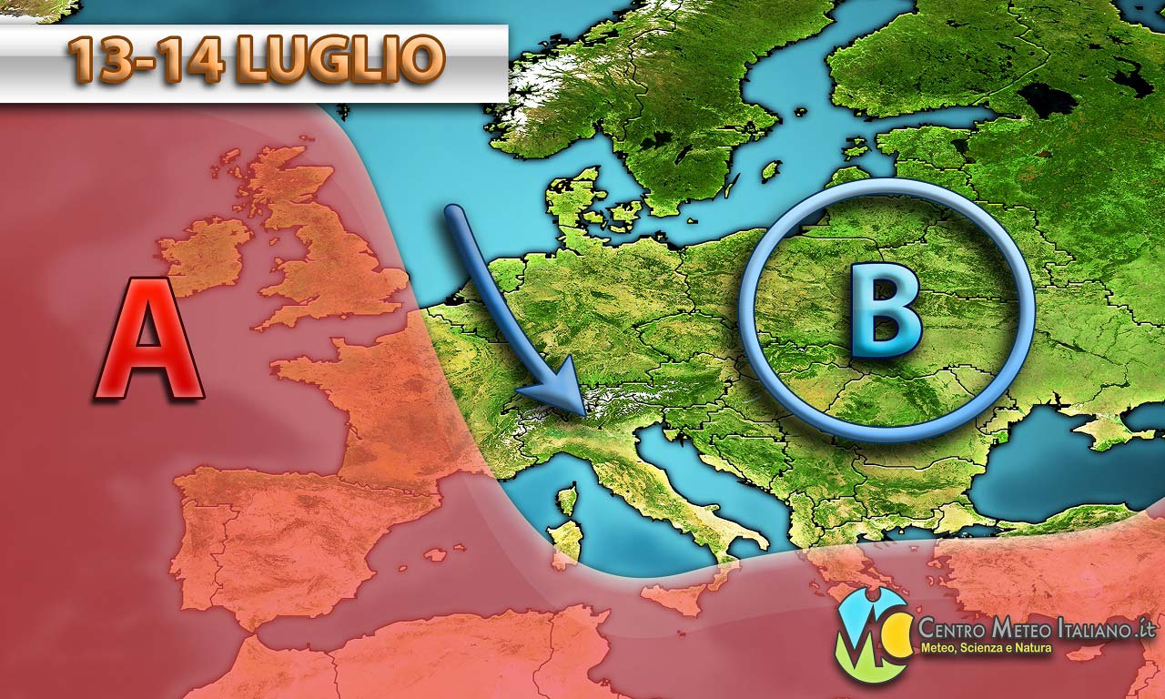 Nuova fase di maltempo nel weekend