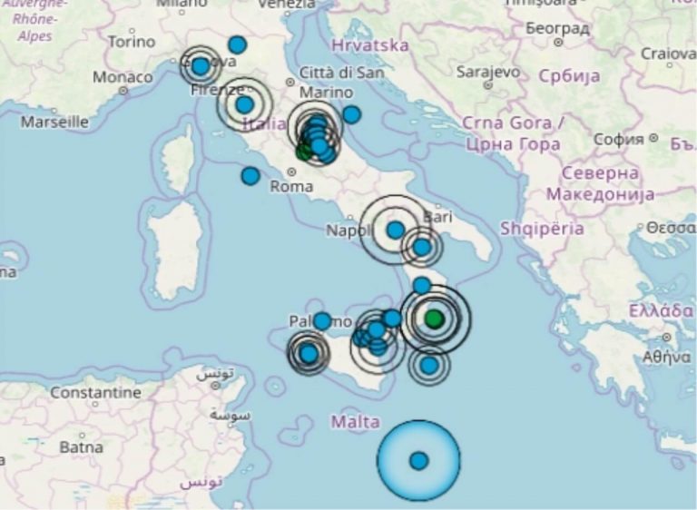 Terremoto in Italia oggi 17 luglio 2019, le ultime scosse registrate – Dati Ingv