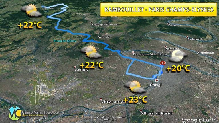 Tour de France 2019, ultima tappa: vince Ewan, Bernal trionfa in maglia gialla – Meteo