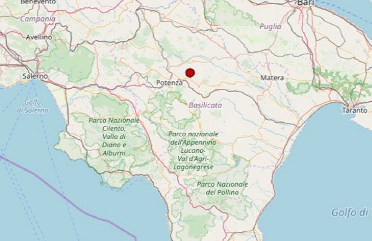 Terremoto oggi in Basilicata nella mattinata del 30 luglio 2019: scossa M. 2.0 provincia di Potenza – Dati INGV