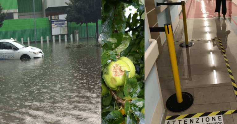 MALTEMPO: Violento nubifragio poco fa. Fiumi di acqua e fango travolgono intere zone della città. Danni e disagi a Trento MALTEMPO: Violento nubifragio poco fa. Fiumi di acqua e fango travolgono intere zone della città. Danni e disagi a Trento