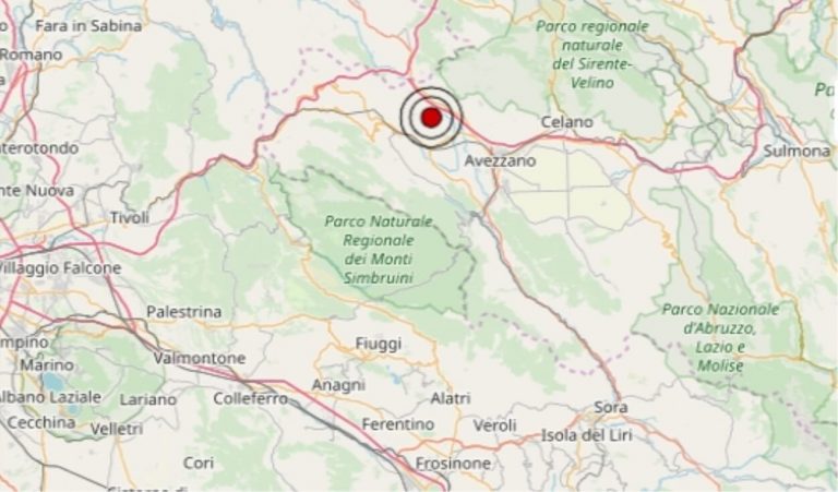 Terremoto in Abruzzo oggi 3 agosto 2019, scossa M 2.6 provincia dell’Aquila – Dati Ingv