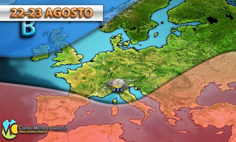 METEO – Possibile arrivo di un BREAK TEMPORALESCO in ITALIA, ecco quando e che zone potrebbe colpire METEO – Possibile arrivo di un BREAK TEMPORALESCO in ITALIA, ecco quando e che zone potrebbe colpire