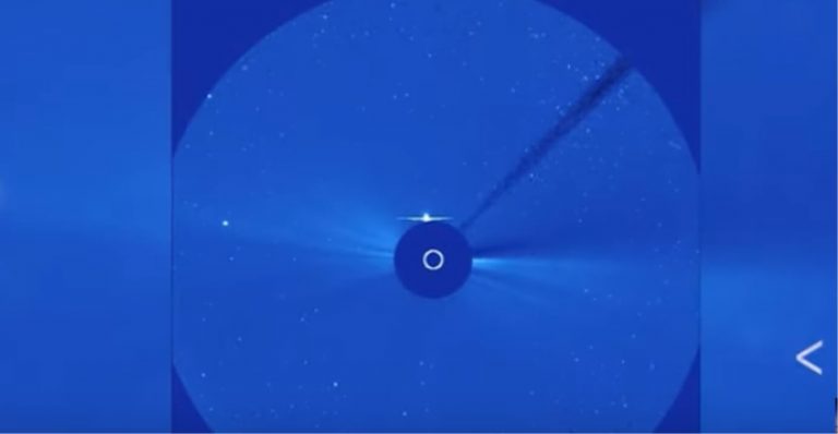 Cometa completamente vaporizzata dal nostro sole – Il video