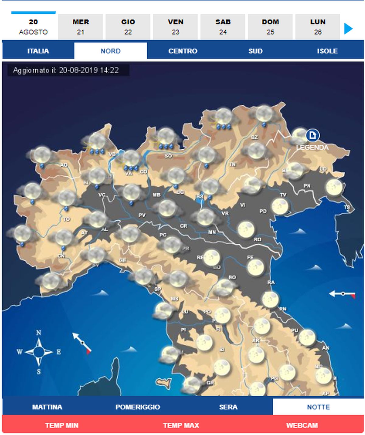 METEO DIRETTA – Forti TEMPORALI In Formazione Sulle Aree Nord ...