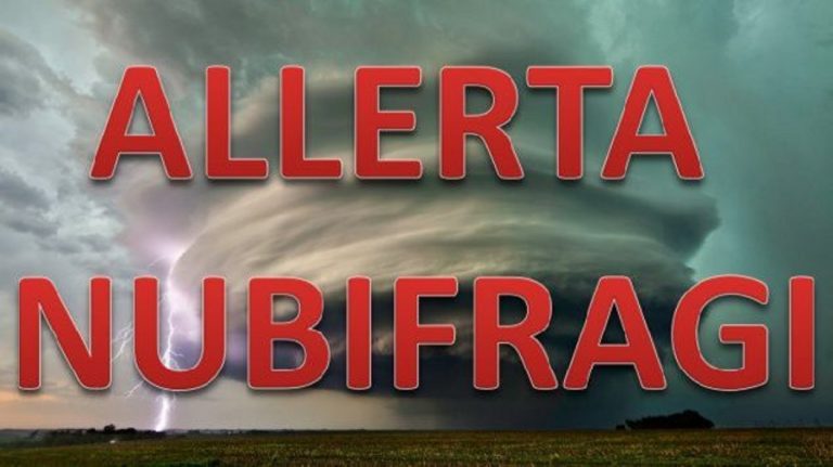 METEO ITALIA – In arrivo VIOLENTI TEMPORALI, la Protezione Civile dirama ALLERTA METEO, ecco le città interessate