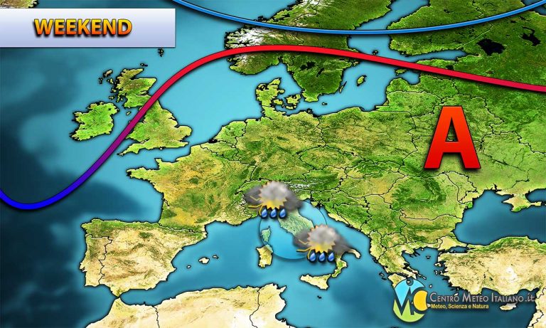 METEO WEEK-END - Arriva un forte BREAK TEMPORALESCO, ecco ...