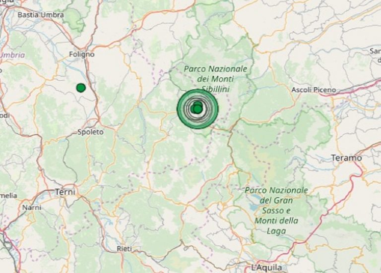 Terremoto in Umbria oggi, 1 settembre 2019: scossa M 4.1 in provincia di Perugia | Dati INGV