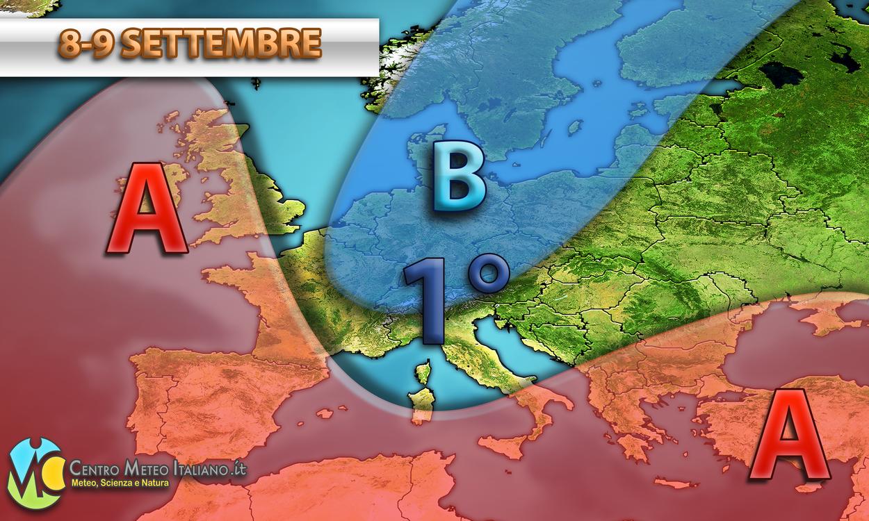 Nuova fase di maltempo in arrivo per gli inizi della prossima settimana