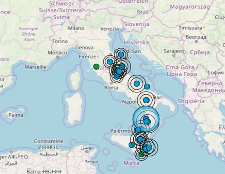 Terremoto in Italia oggi, lunedì 14 ottobre 2024: le scosse più intense di giornata | Dati INGV